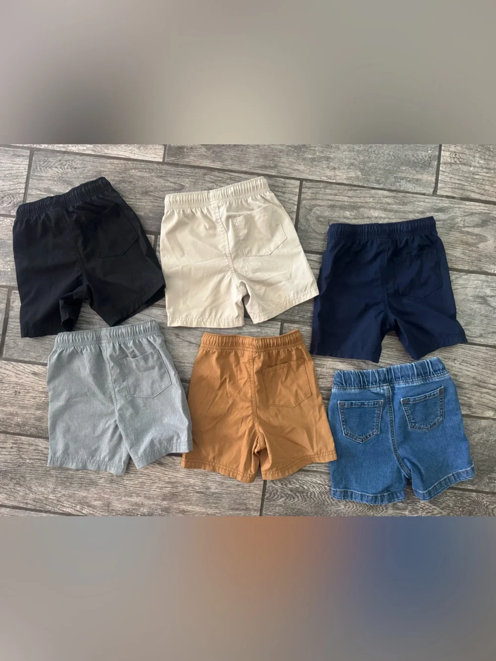 Toddler Boy Jumping Beans Woven Tech Shorts Mixed Color lot bundle set